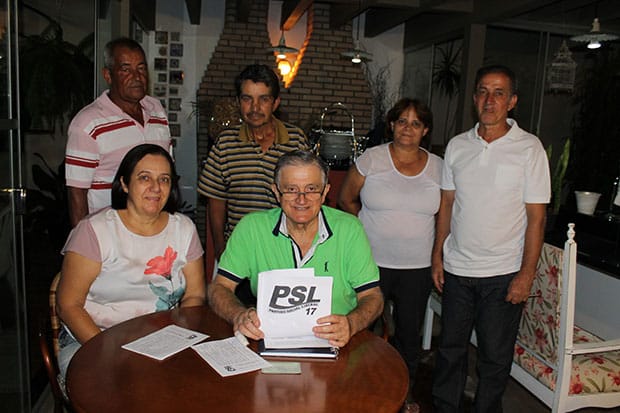 Sebastião Aizo é lançado como pré-candidato a prefeito pelo PSL (Foto: Jeferson Galvão)