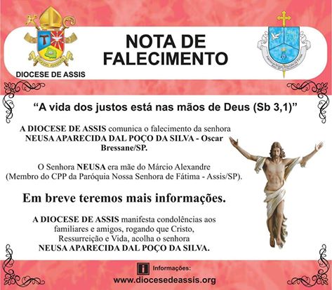 Mãe do professor Márcio Alexandre falece em Oscar  Bressane