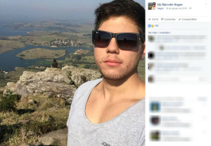 Vítima foi baleada em frente a faculdade (Foto: Reprodução/Facebook)