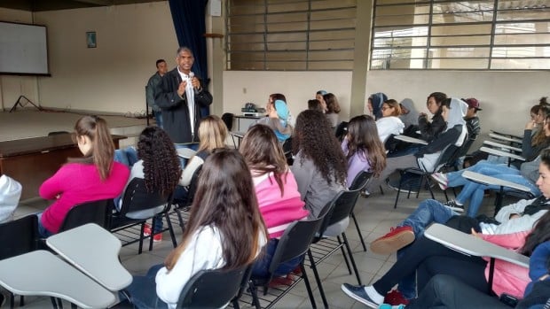 A palestra foi ministrada por Didu e Glauco (Foto: Romero/Divulgação)