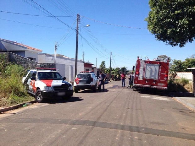 Incêndio foi na manhã de segunda-feira (2), no Parque Alexandrina, em Presidente Prudente (Foto: Mariane Peres/G1)
