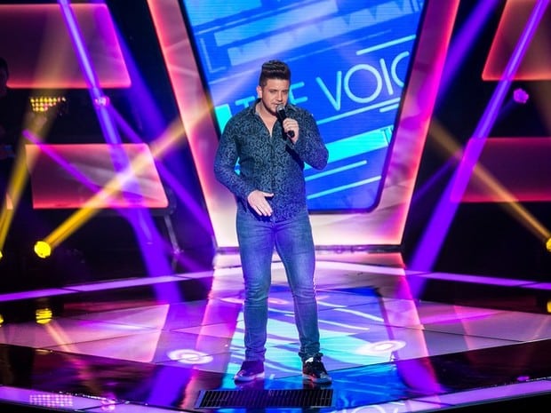 Renan Ribeiro canta sertanejo na Audição do The Voice Brasil (Foto: Isabella Pinheiro/Gshow)