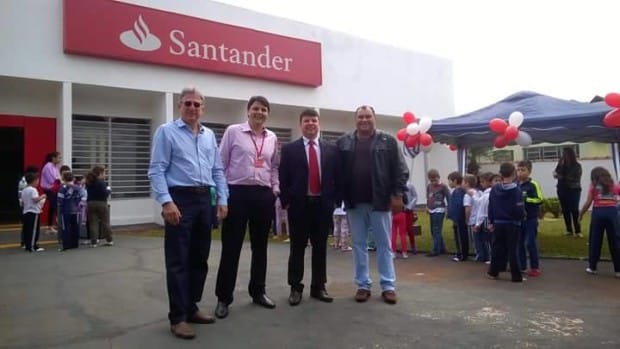 Estiveram presentes o vereador Gilson do Cateto e o empresário Cláudio Gonçalves (Foto: Reprodução)