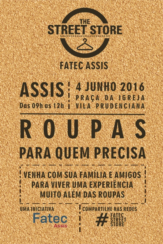 A ideia é simples: doar roupas a quem precisa