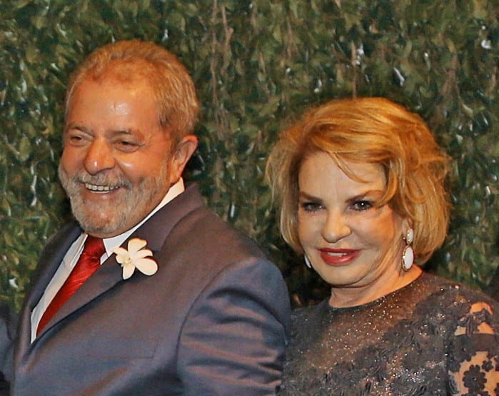O ex-presidente Luiz Inácio Lula da Silva e a ex-primeira-dama, Marisa Letícia (Foto: Ricardo Stuckert/Instituto Lula)