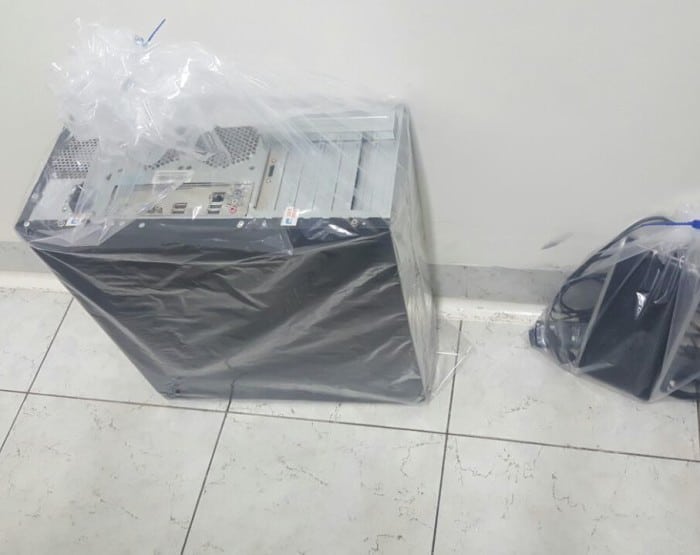 Material foi apreendido durante a operação na região de Assis (Foto: Romeu Neto/ TV TEM)