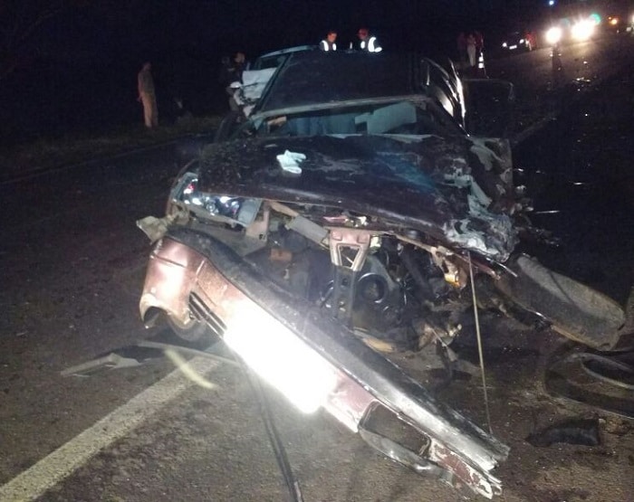 Sete pessoas ficaram feridas (Foto: Polícia Rodoviária/Divulgação)