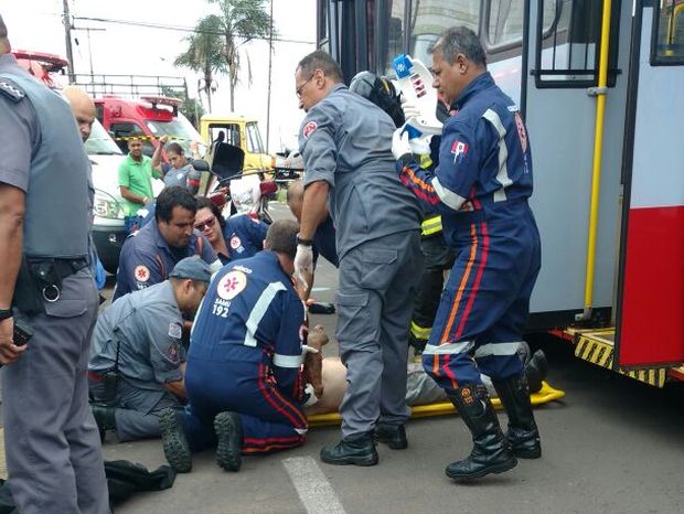 Idoso foi atropelado e arrastado (Foto: Maurício Ribeiro/Arquivo Pessoal)