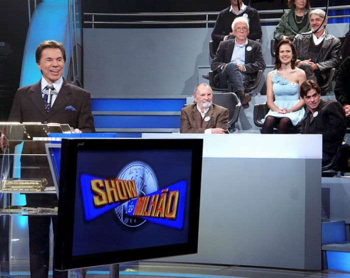 Silvio Santos no "Show do Milhão" (Foto: Divulgação)