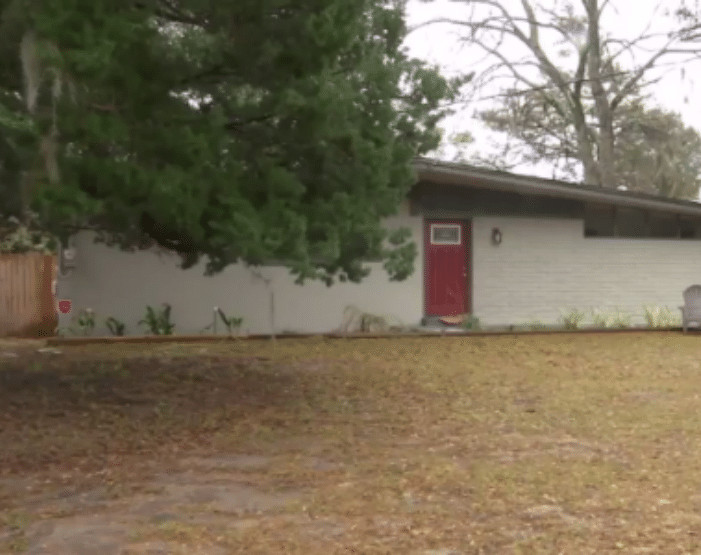 Casa onde ocorreu o caso, em Jacksonville, na Flórida (EUA)