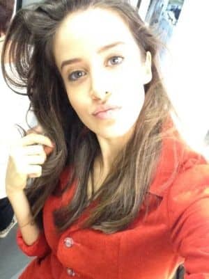 Ana Flávia durante as gravações de La La Land (Foto: Ana Flávia Gavlak/Arquivo Pessoal)