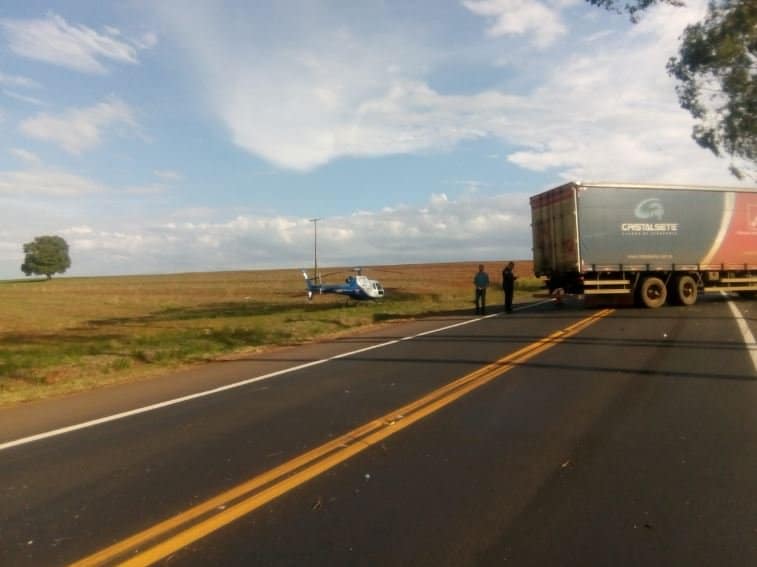 Assisense morre após se envolver em acidente no Paraná (Foto: Reprodução/PRE)
