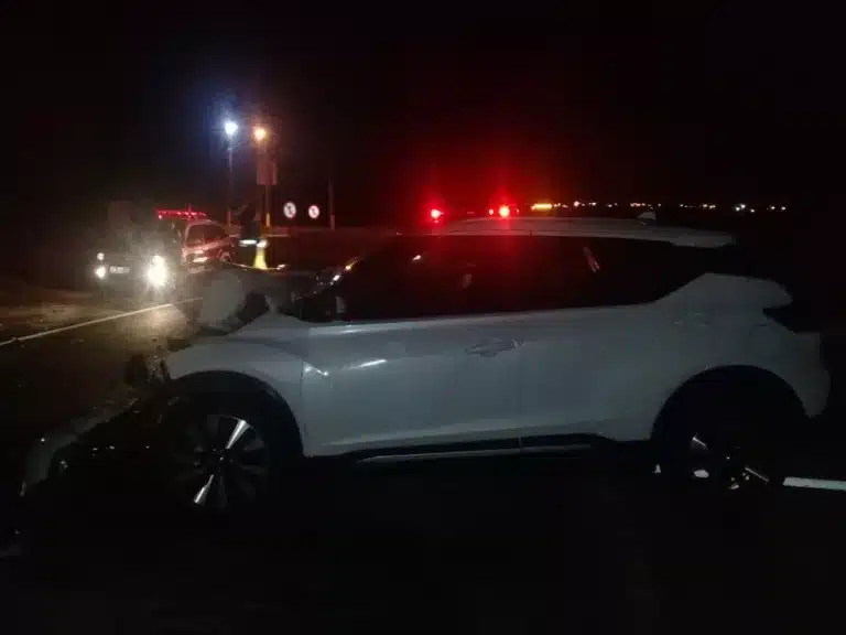 Acidente entre carro e caminhão mata criança na SP-333 (Foto: The Brothers)