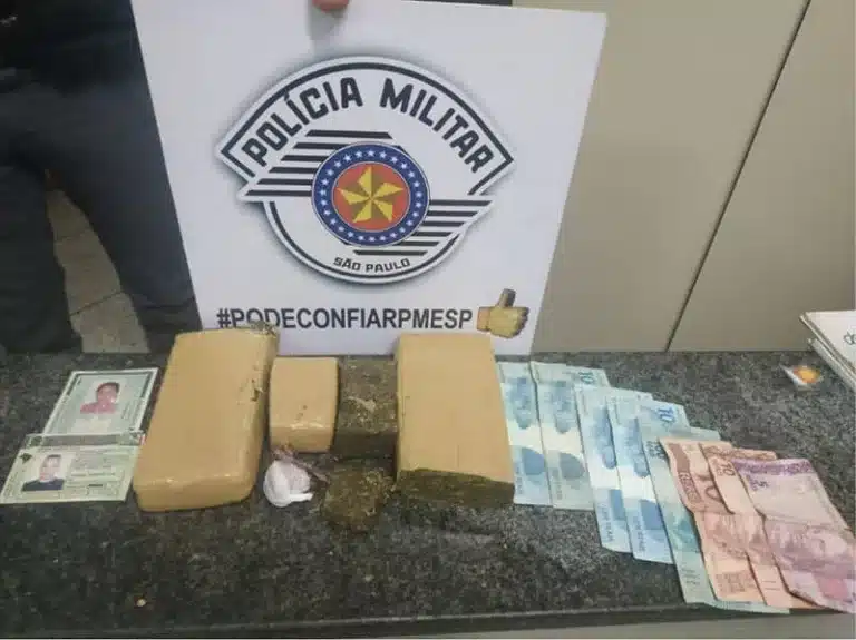 Casal é preso com drogas na Raposo Tavares, em Maracaí (Foto: Divulgação)