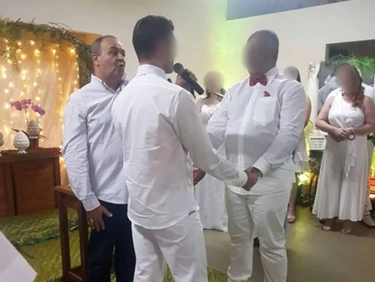 Padre é afastado depois de abençoar união homoafetiva em Assis — Foto: Reprodução/G1