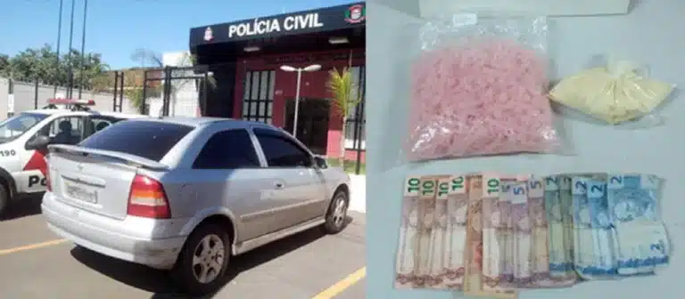 Adolescente é flagrado com porção de 161,5 gramas de cocaína em Palmital (Foto: Reprodução/Jornal da Comarca)