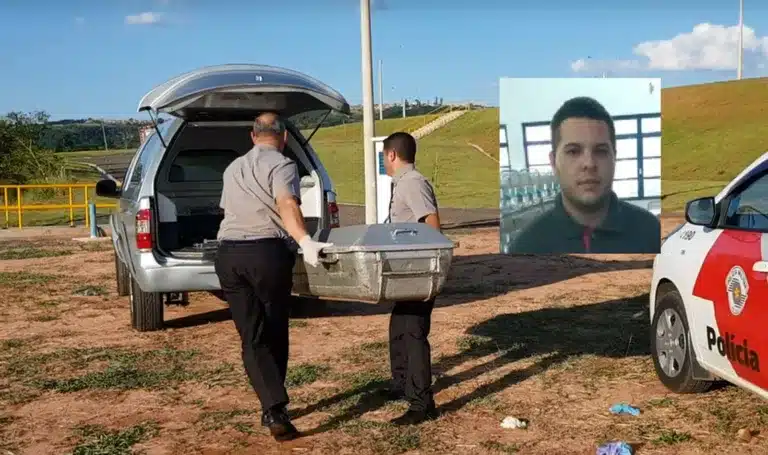 Corpo achado em córrego é de jovem que estava sumido em Marília — Foto: Alcyr Netto/TV TEM