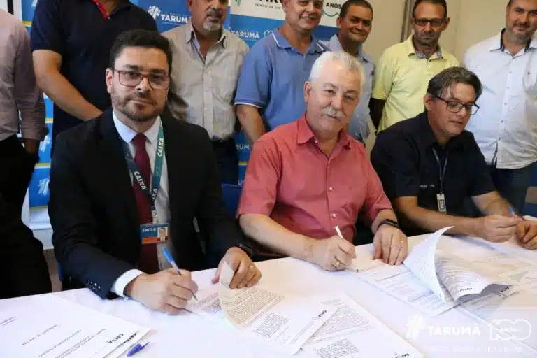 Tarumã assina duas importantes parcerias com a Caixa Econômica Federal