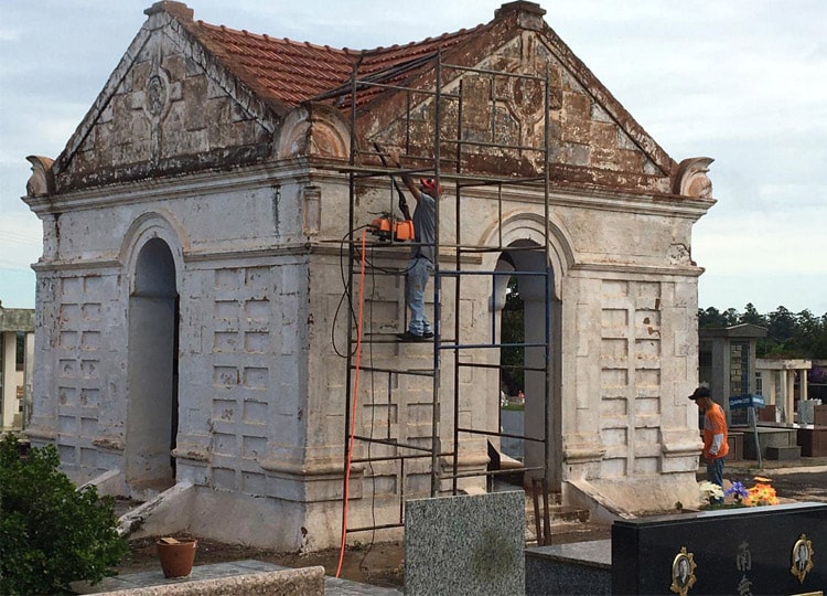 Ossário antes da reforma (Foto: Departamento de Comunicação)