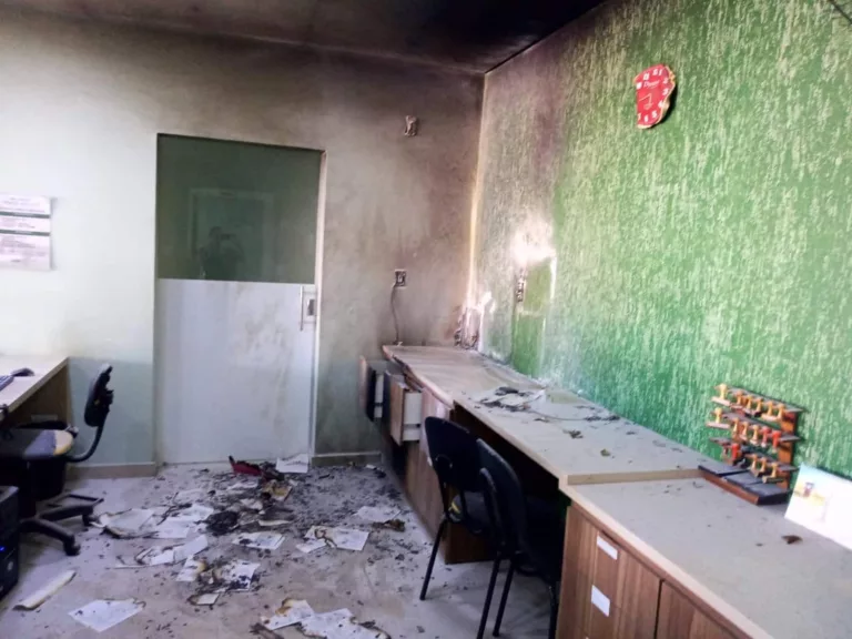 Ninguém ficou ferido após o ataque no hospital de Garça — Foto: Arquivo pessoal