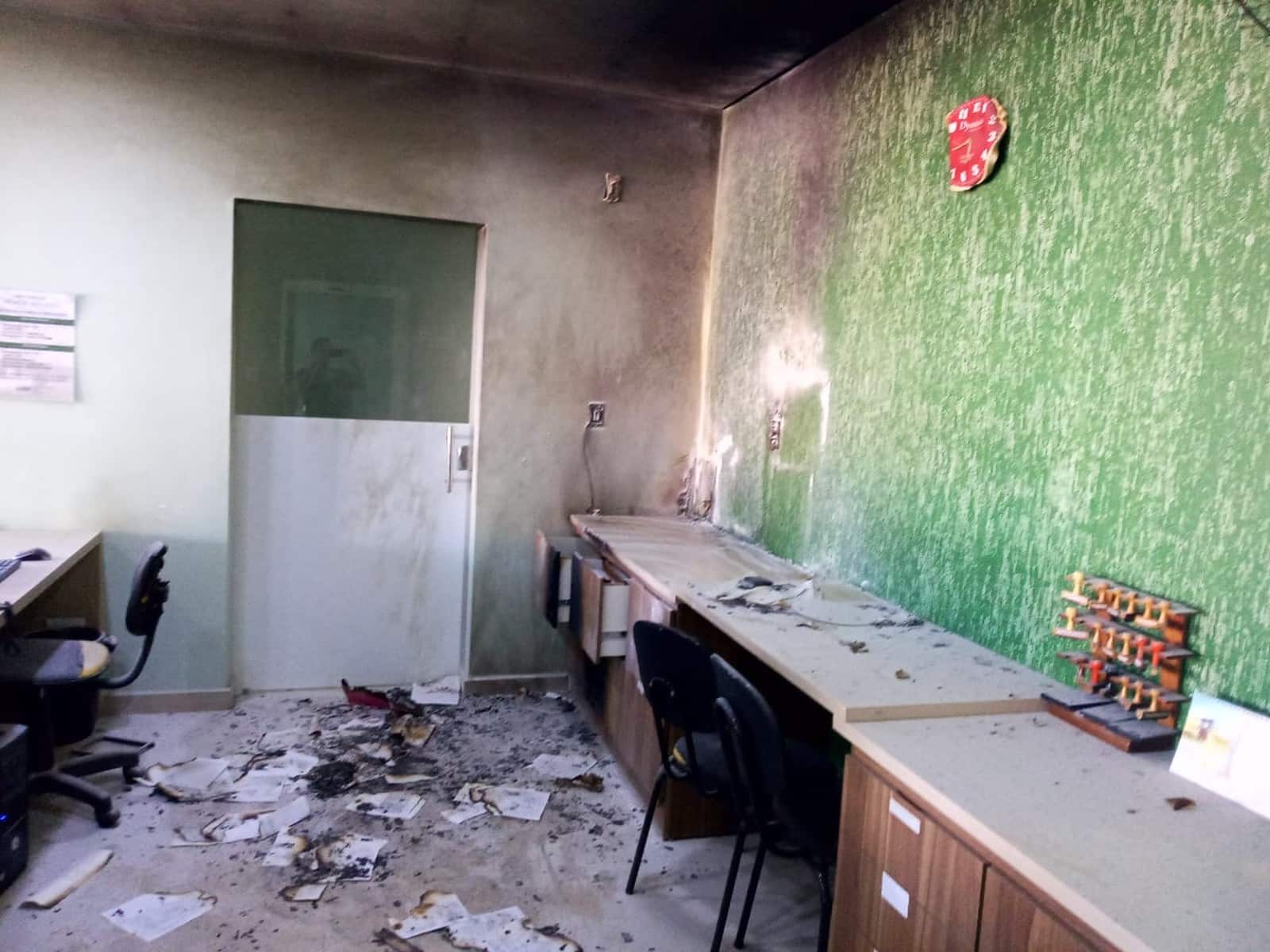 Ninguém ficou ferido após o ataque no hospital de Garça — Foto: Arquivo pessoal