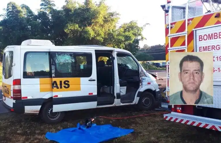 Vitor Pereira Gonçalves morreu no local do acidente (Foto: i7 Notícias)