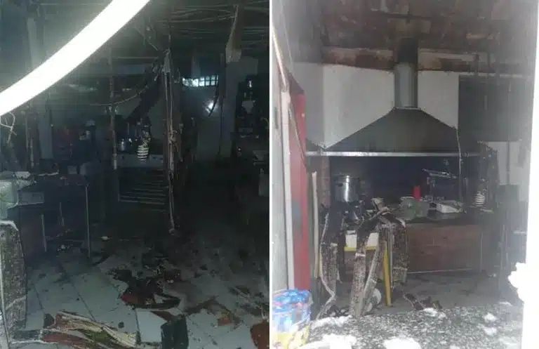 Quatro pessoas ficam feridas após explosão em cozinha de restaurante em Paraguaçu