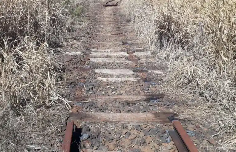 6 mil metros de trilhos da linha férrea são furtados em Paraguaçu Paulista (Foto: Comunicação da Prefeitura)
