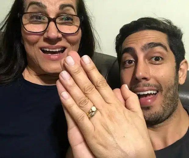 Mãe de Jonathan Nemer foi internada com Covid em Marília — Foto: Arquivo pessoal