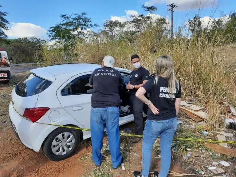 Preso que fugiu da Santa Casa de Paraguaçu Paulista (SP) foi perseguido pela polícia e alcançado em rodovia em Oscar Bressane (SP) — Foto: Anderson Camargo/TV TEM