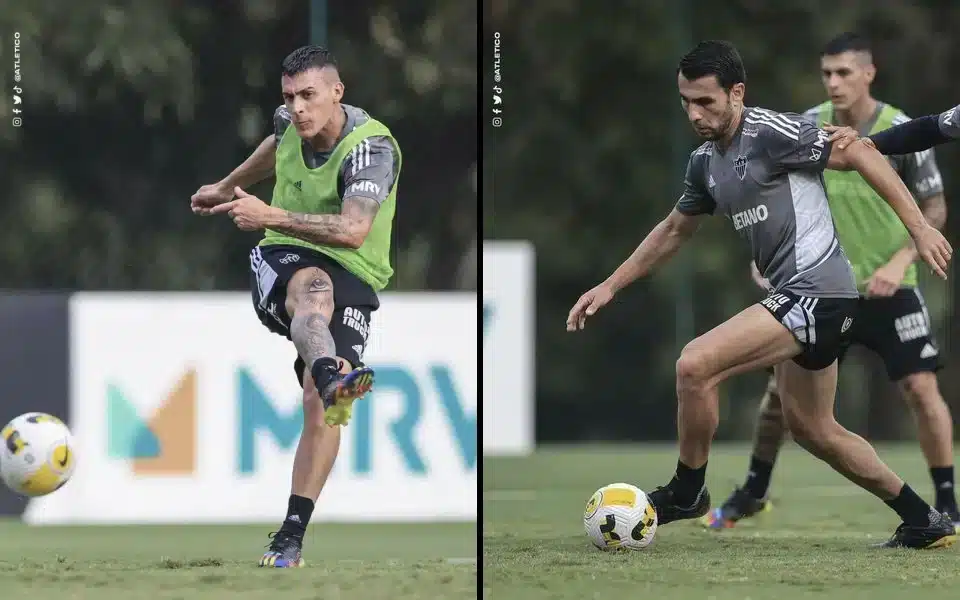 Treino Atlético MG antes da partida contra Cuiabá - Foto: Reprodução / Instagram / @atletico
