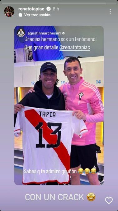 Renato Tapia e Agustín Marchesín 