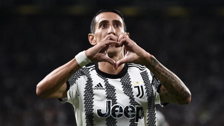 Angel Di Maria é o quinto artilheiro da Juventus na Serie A nesta temporada.