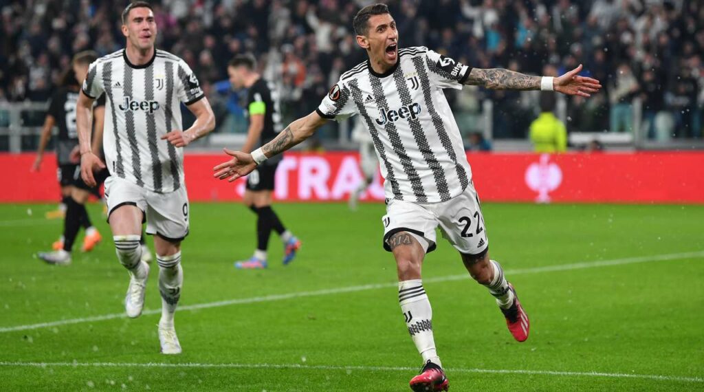 El último partido de la Juve en Europa League terminó con una victoria para los bianconeri con un gol de Ángel Di María