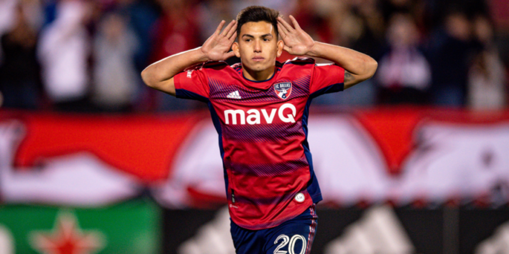 Alan Velasco tem 2 gols e é o segundo maior artilheiro do Dallas nesta temporada.