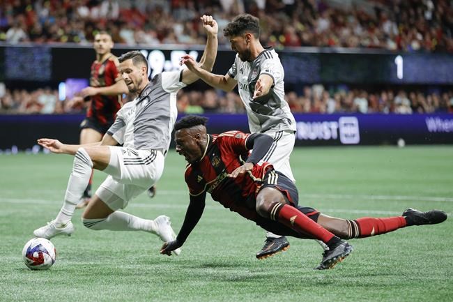 Toronto FC vs. Atlanta United no BMO Field na 8ª rodada da Premier League dos Estados Unidos