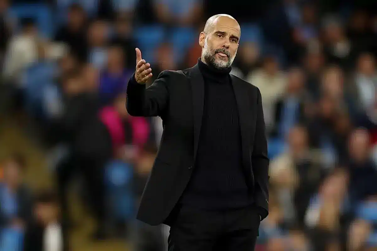 Guardiola, treinador do Manchester City.